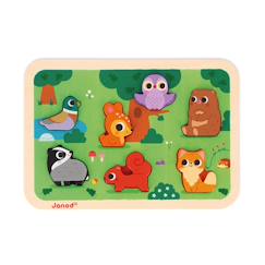 Jouet-Puzzle en bois la forêt