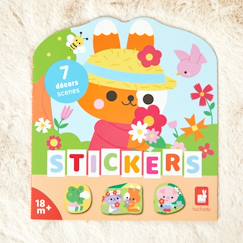 Jouet-Gommettes - cahier de stickers la campagne
