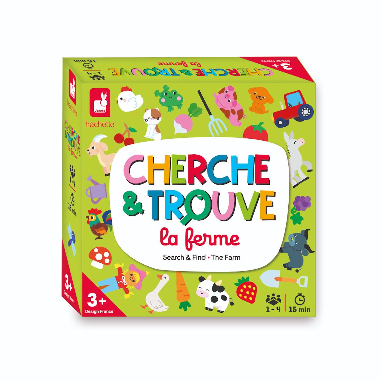 Jeu D'observation Cherche Et Trouve La Ferme Multicolore