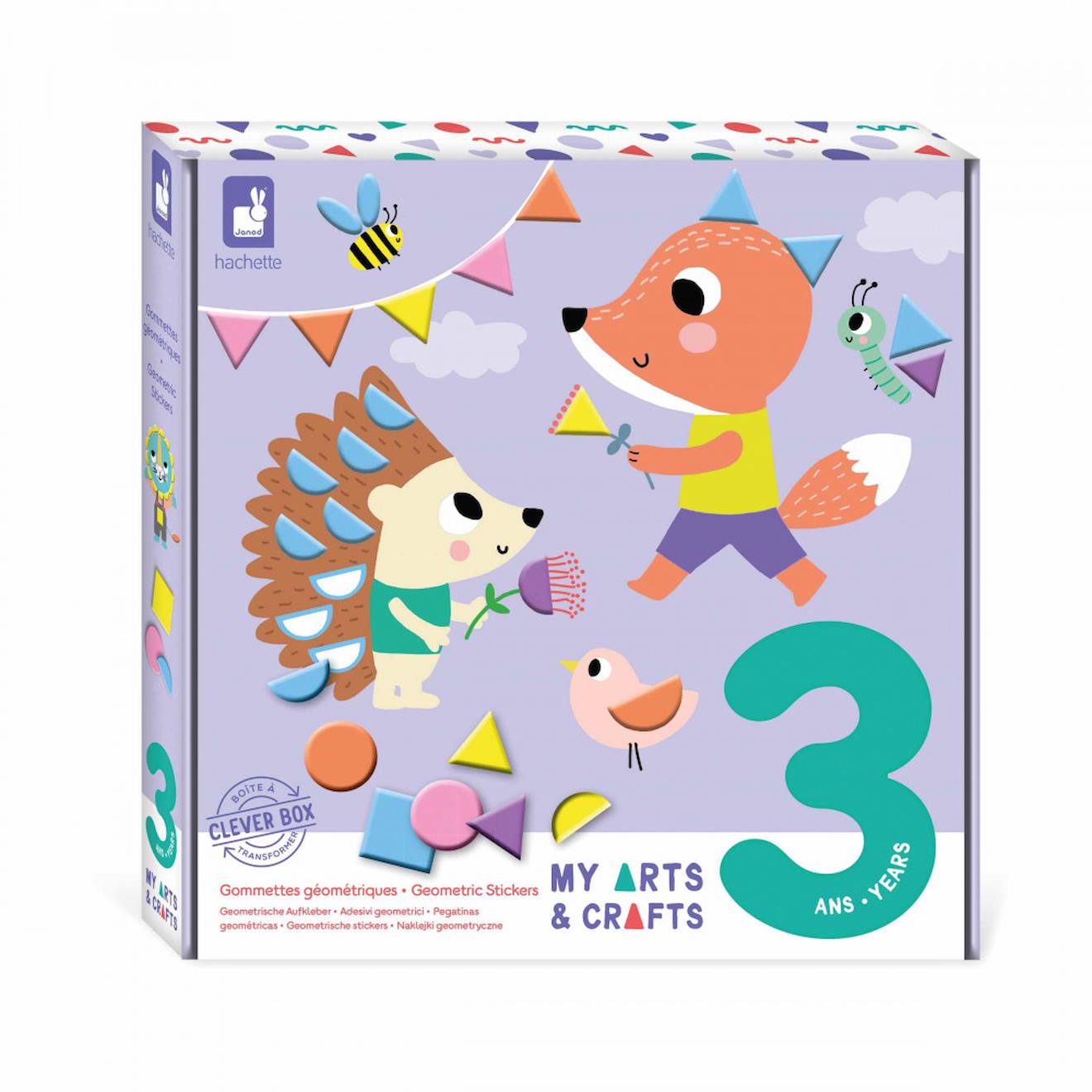 3 Ans - Gommettes Géométriques Multicolore