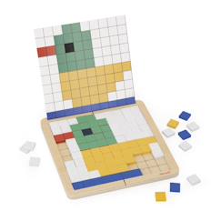 Jouet-Jeux éducatifs-Jeu pédagogique, mosaïque symétrie et codage