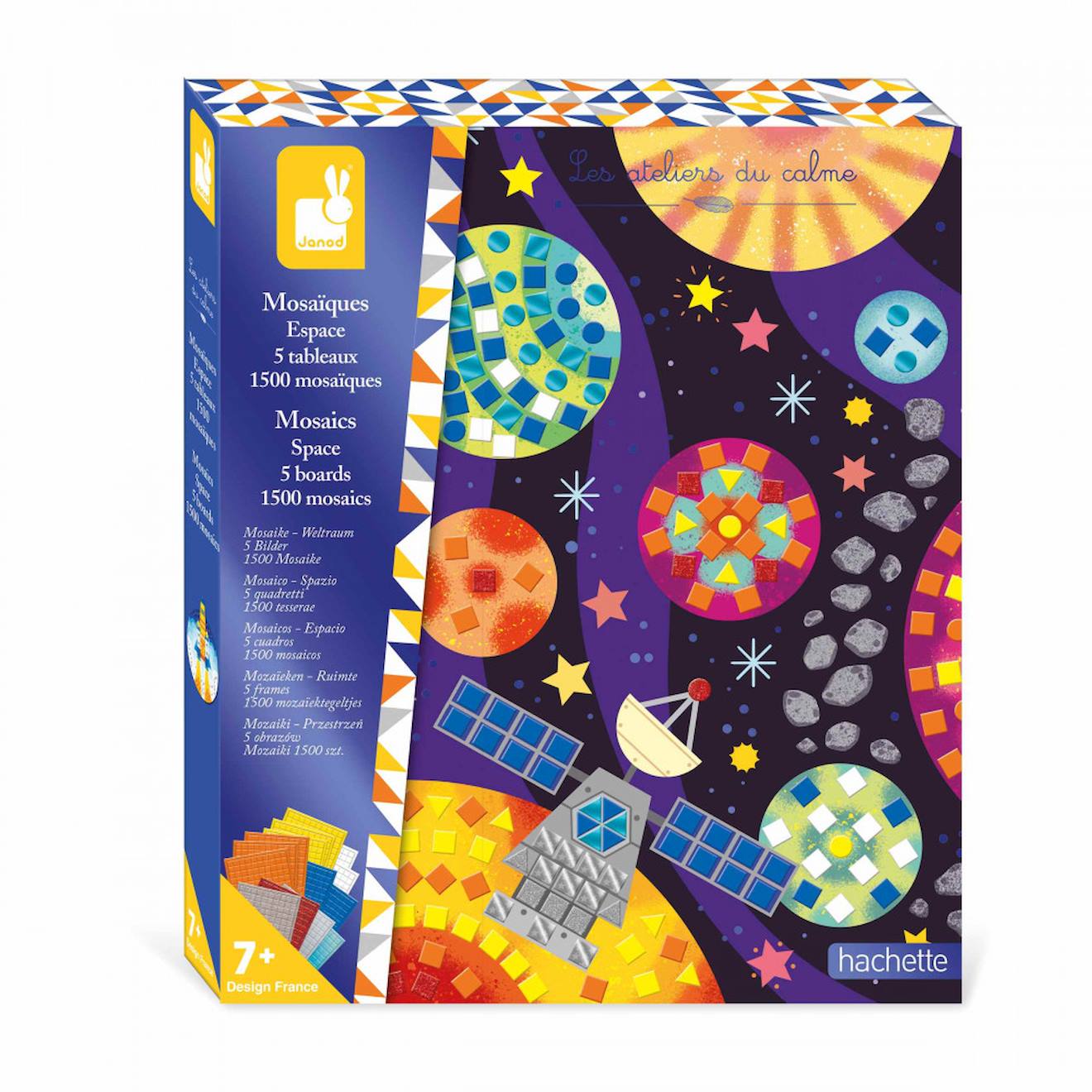 Coffret Mosaiques Espace - Kit Loisir Créatif Enfant Multicolore