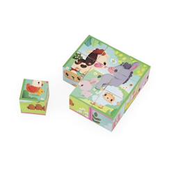 Jouet-Cubes en carton les animaux de la ferme