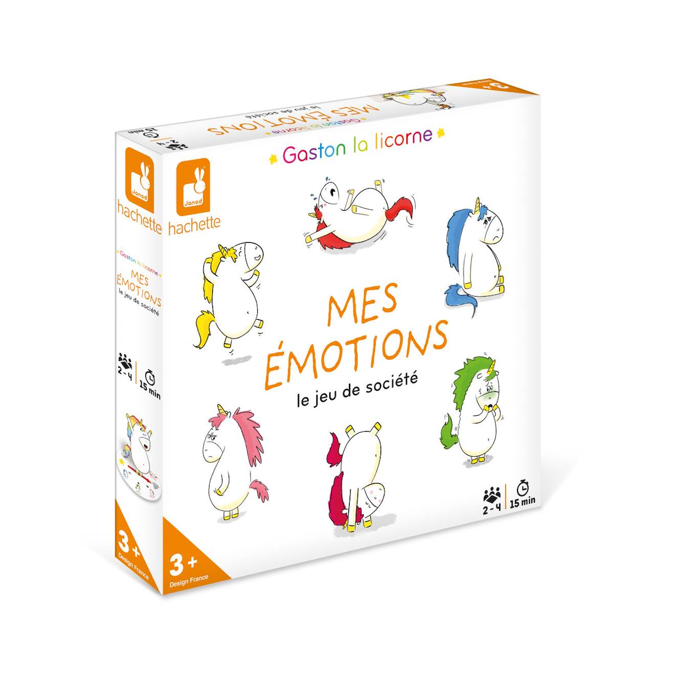 Jeu Gaston La Licorne Mes Emotions Multicolore