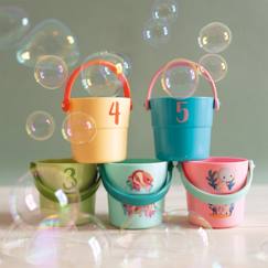 Jouet-Premier âge-Jouets de bain-Seaux mes bébés animaux 5 pcs