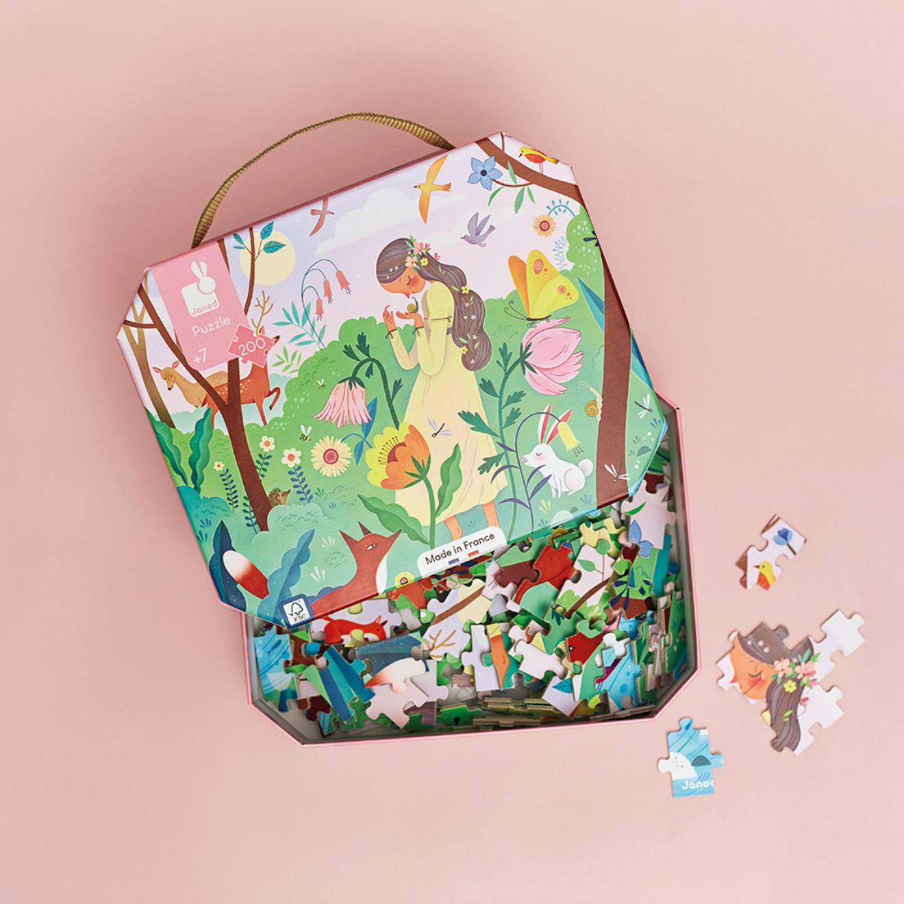 Puzzle Dame Nature 200 Pièces Multicolore