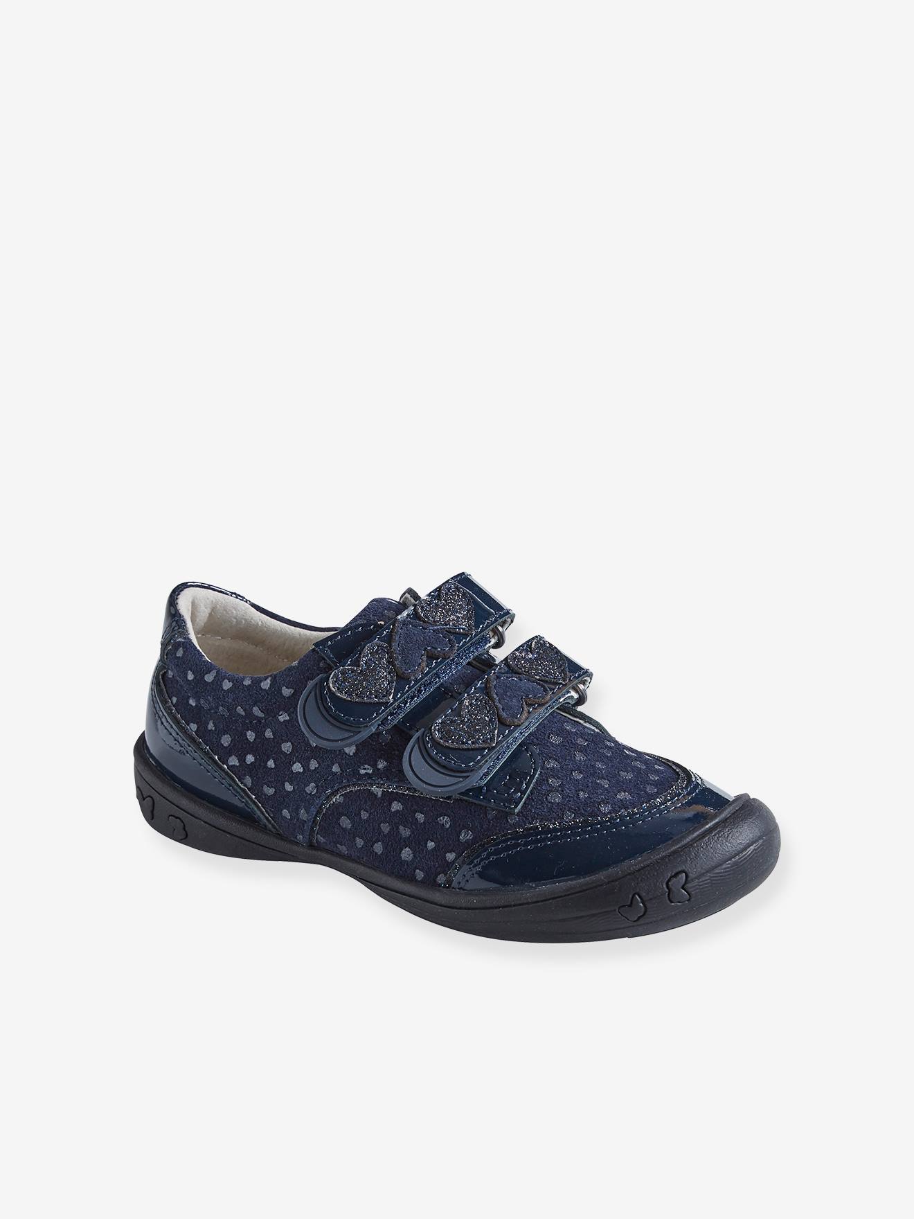 Derbies cuir fille collection maternelle marine