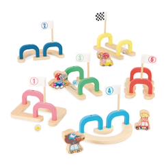 -Jeu de billes circuit en bois fsc