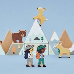 Jouet-Cubes en bois fsc la vallee blanche, 36 pcs