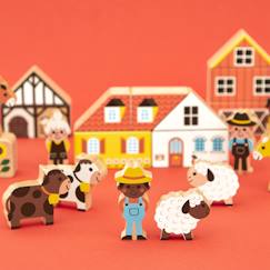 Jouet-Cubes en bois fsc la campagne, 36 pcs
