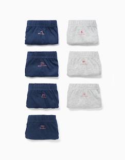 Lot de 7 slips en coton jours de la semaine  - vertbaudet enfant