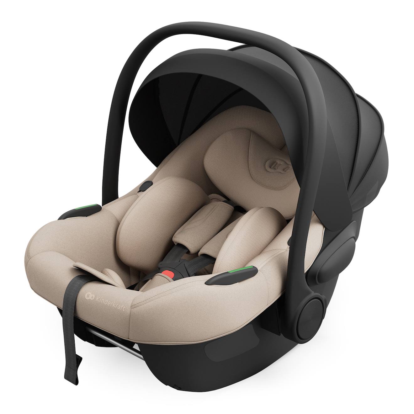 Siège Auto Bébé Kinderkraft I-lite I-size R129 40-87 Cm Cosy Léger Avec Ergo Pad Sps+ Air Flow Gris Beige