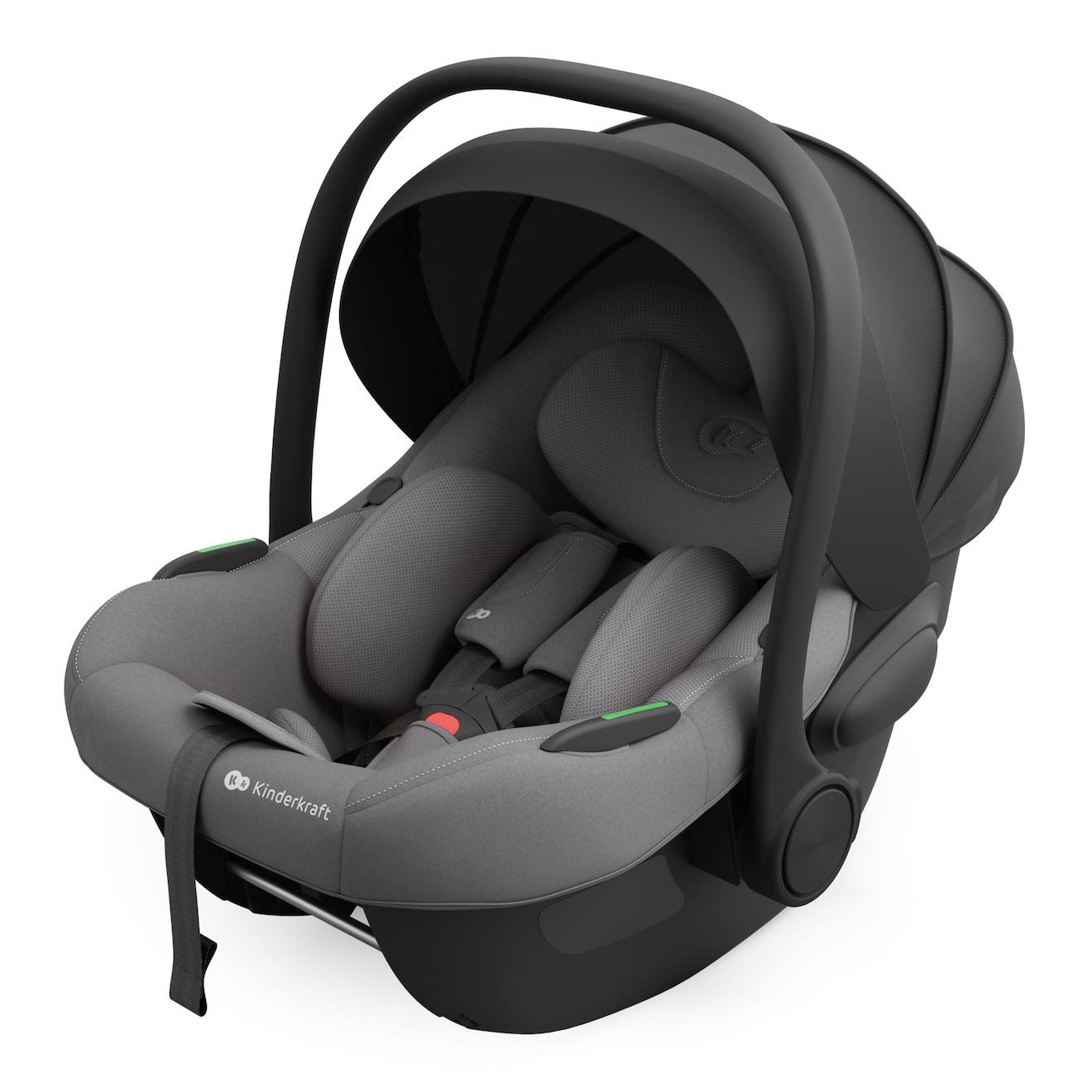 Siège Auto Bébé Kinderkraft I-lite I-size R129 40-87 Cm Cosy Léger Avec Ergo Pad Sps+ Air Flow Gris Gris
