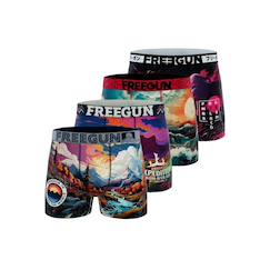 -Lot de 4 boxers  vibrant