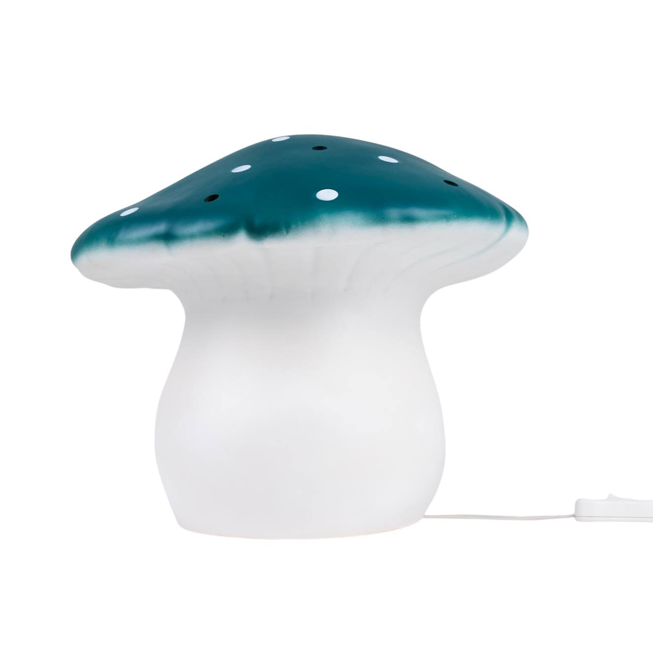 Lampe Grand Champignon, Lampe De Chevet Ou À Poser Bleu