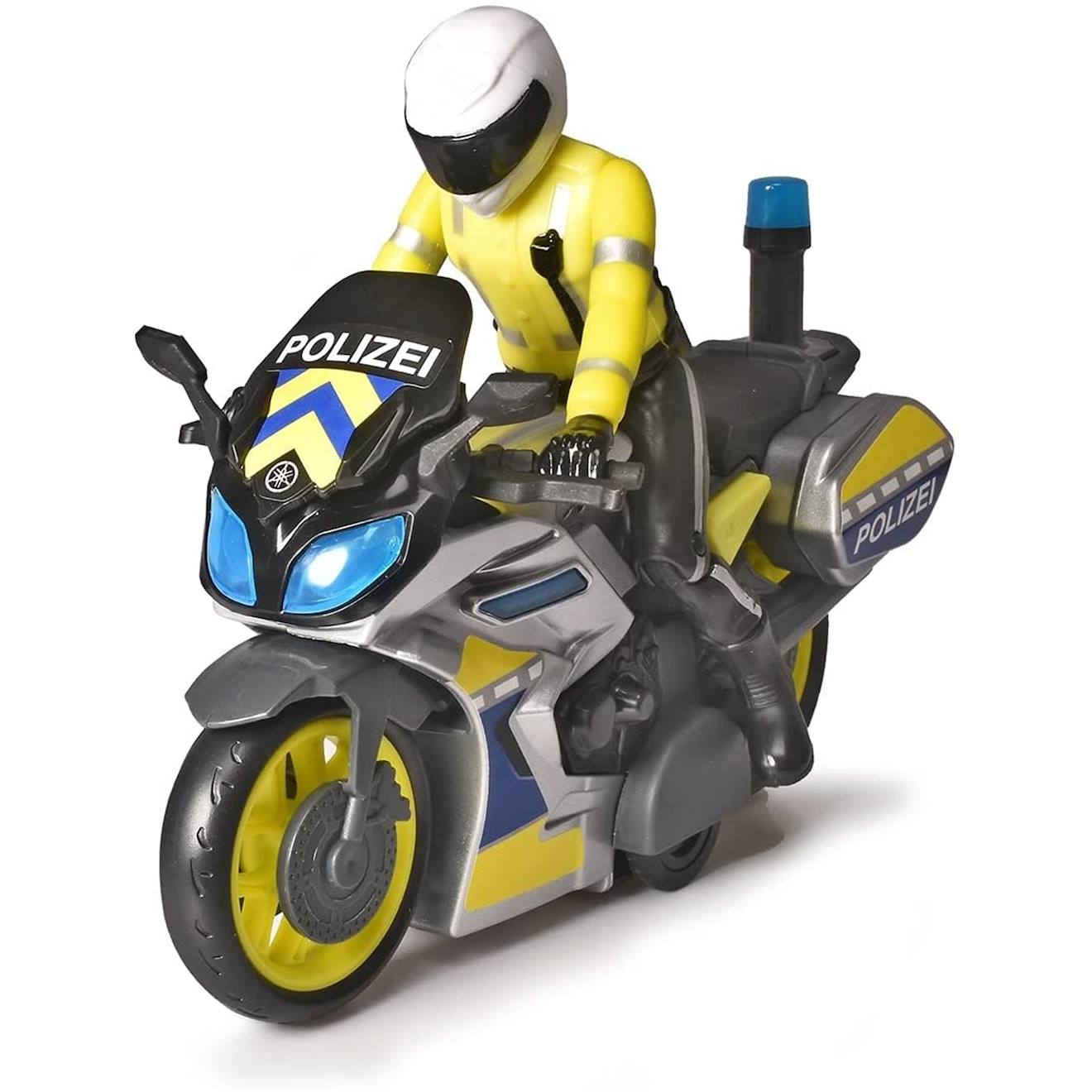 Moto De Police Jaune