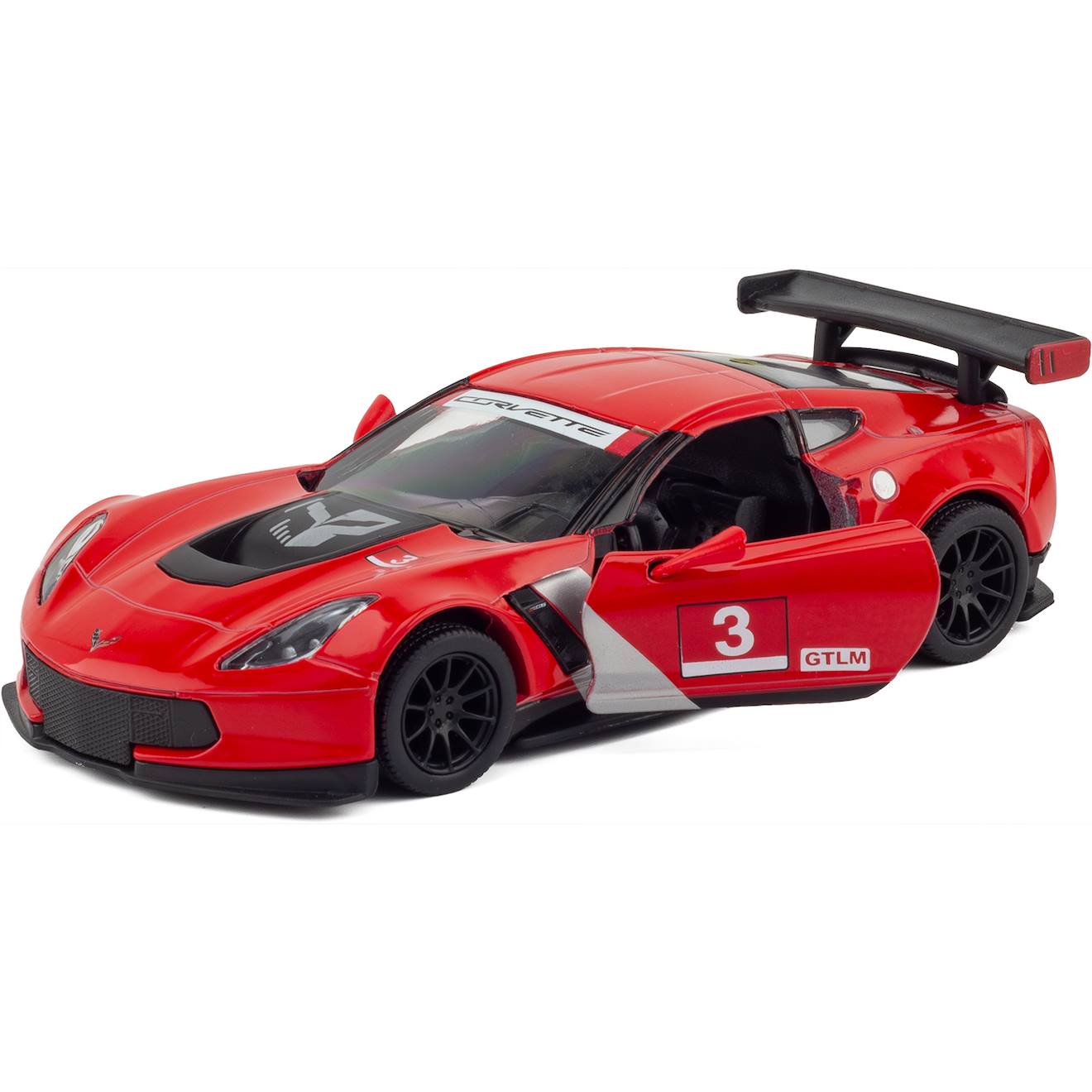 Voiture Miniature Corvette C7 R Rouge Rouge