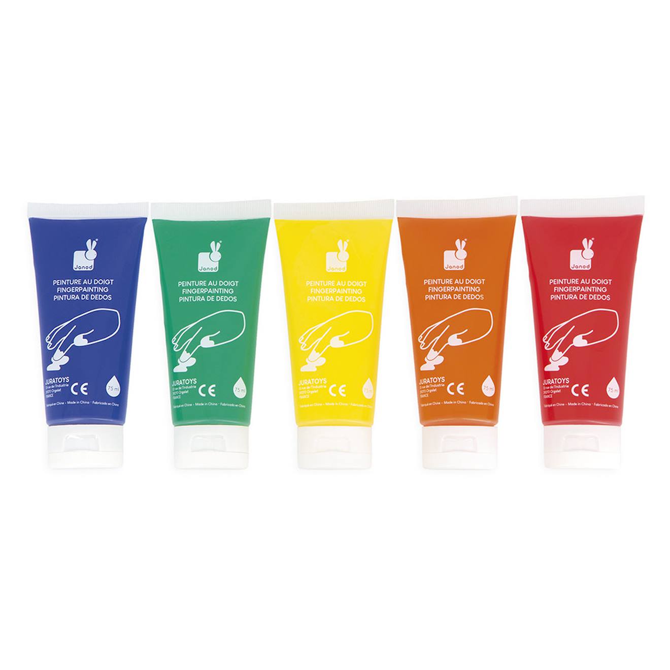 Peinture Au Doigt X5 - Colo Multicolore (Janod) - Image 1