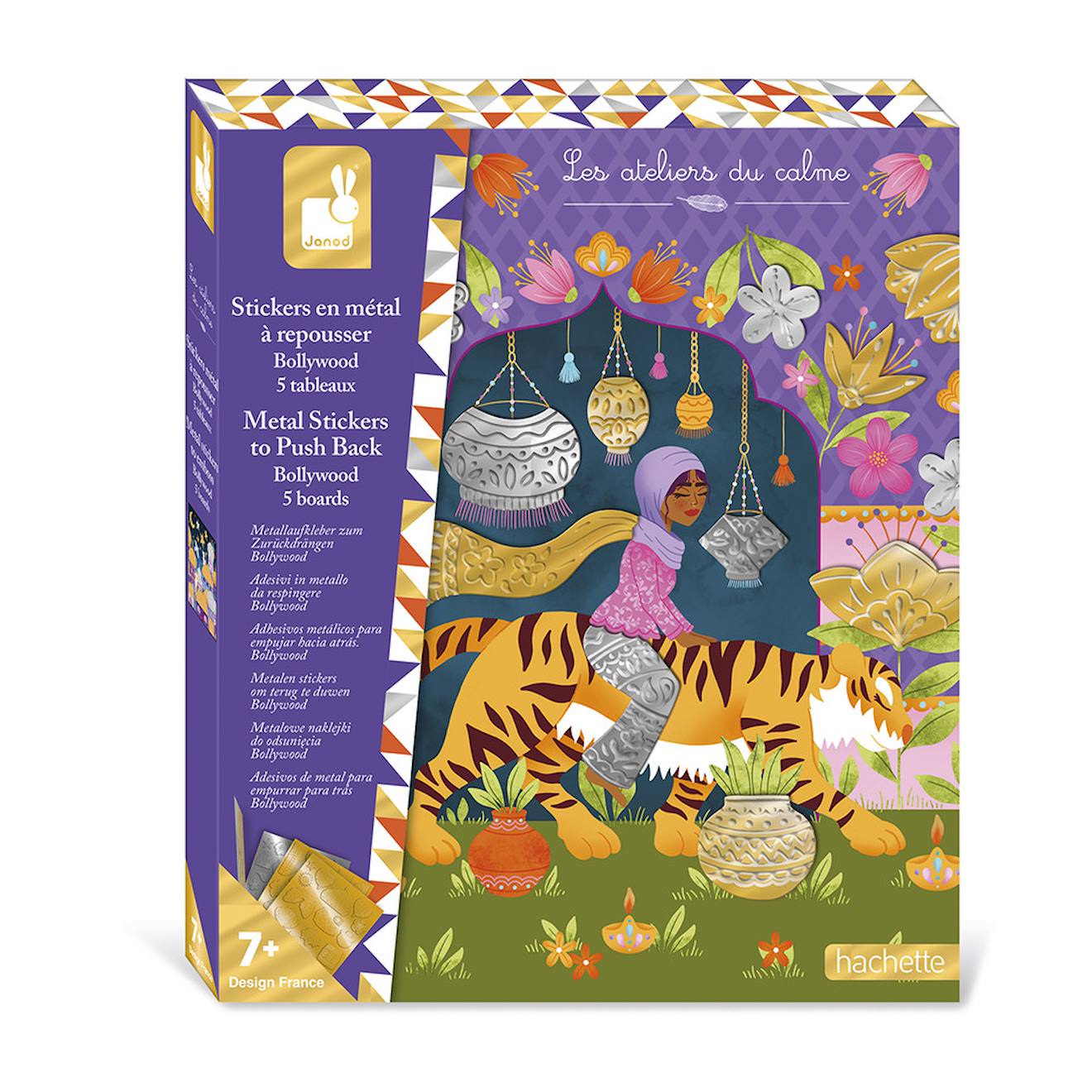 Stickers En Métal À Repousser Bollywood Multicolore