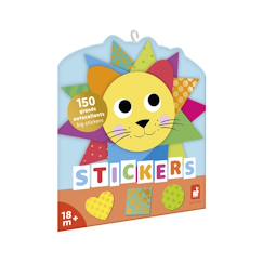 Jouet-150 stickers en planches formes géométriques