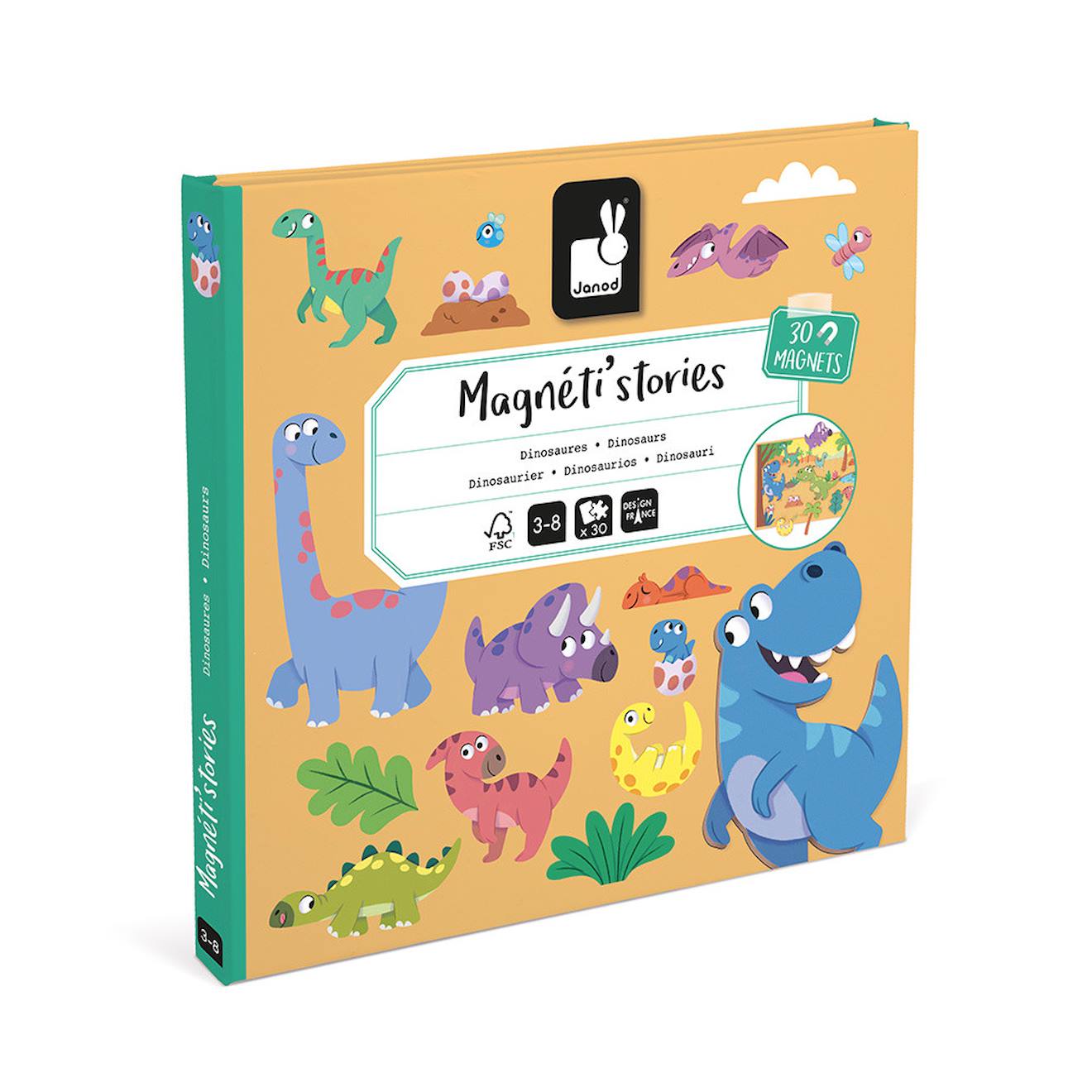 Magneti'stories Les Dinosaures Multicolore