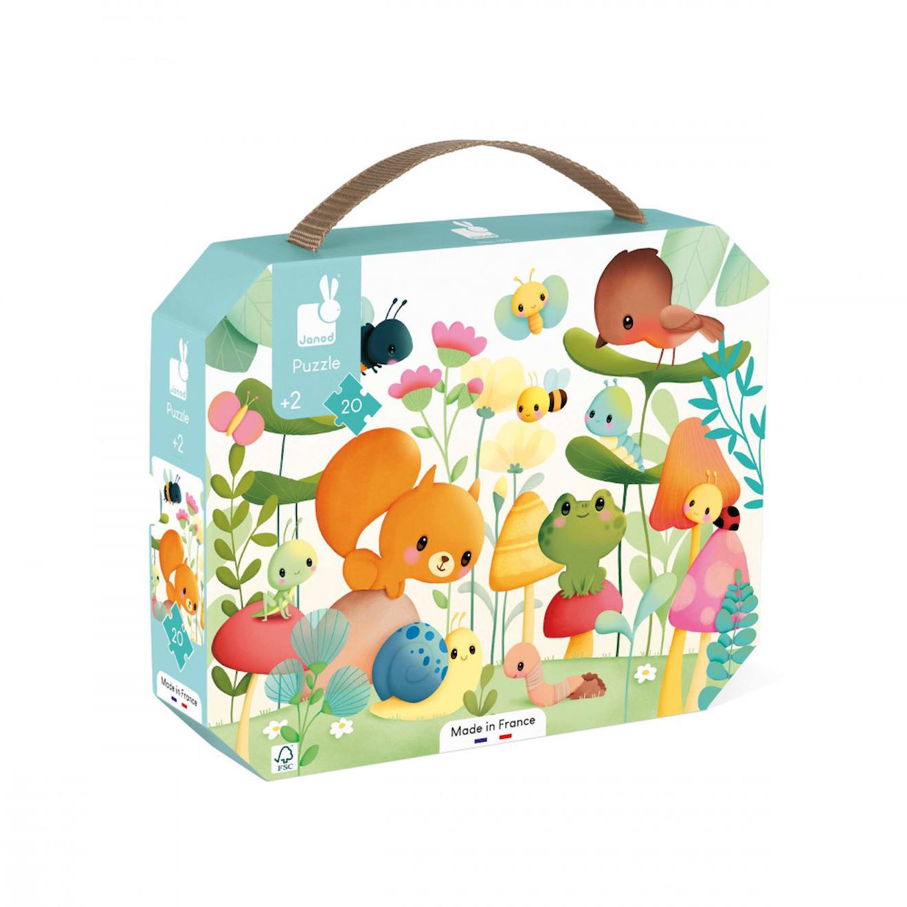 Puzzle Les Compagnons Du Jardin, 20 Pcs Multicolore