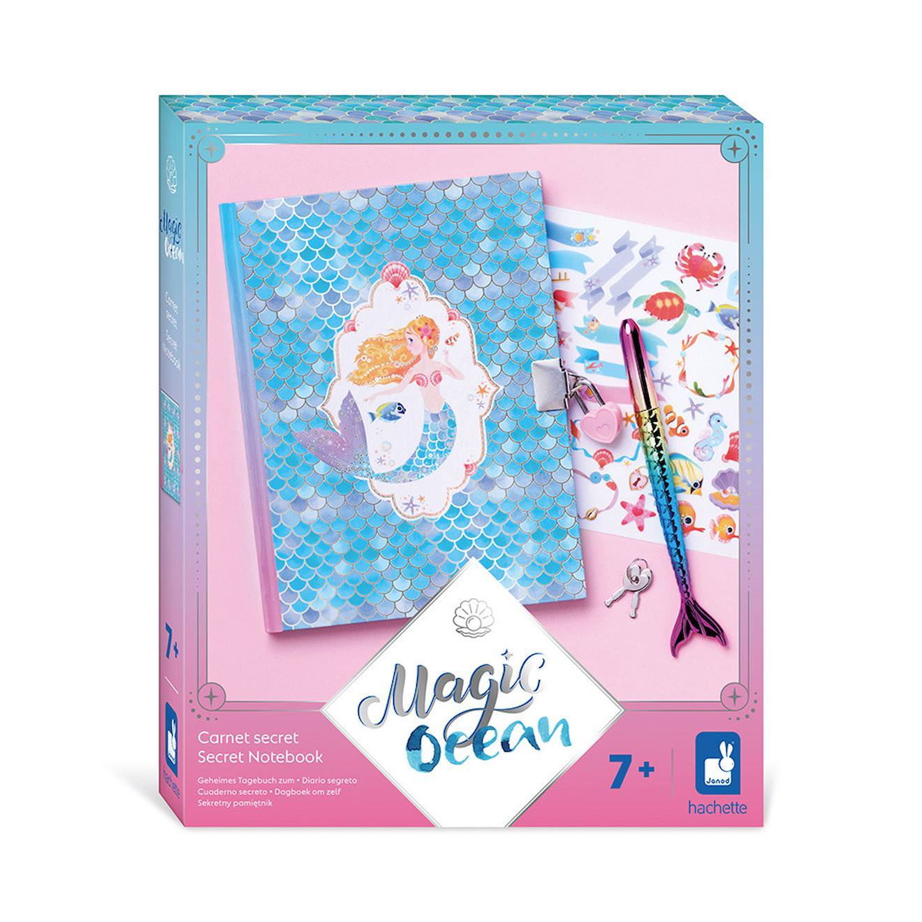 Carnet Secret Sirène - Magic Ocean Multicolore