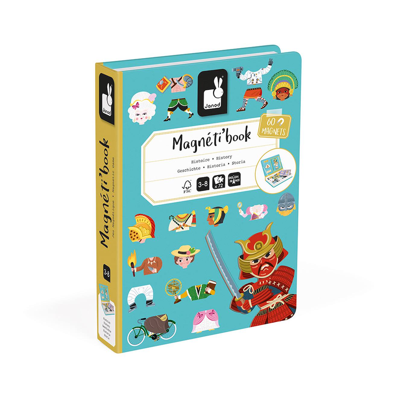 Jeu Éducatif Magneti'book Histoire Multicolore