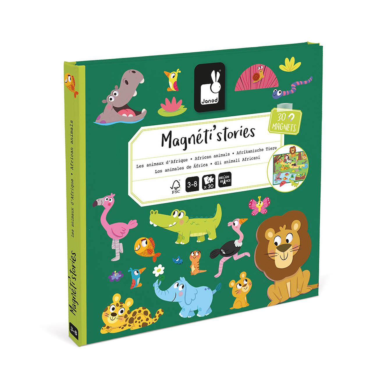 Magneti'stories Les Animaux D'afrique Multicolore