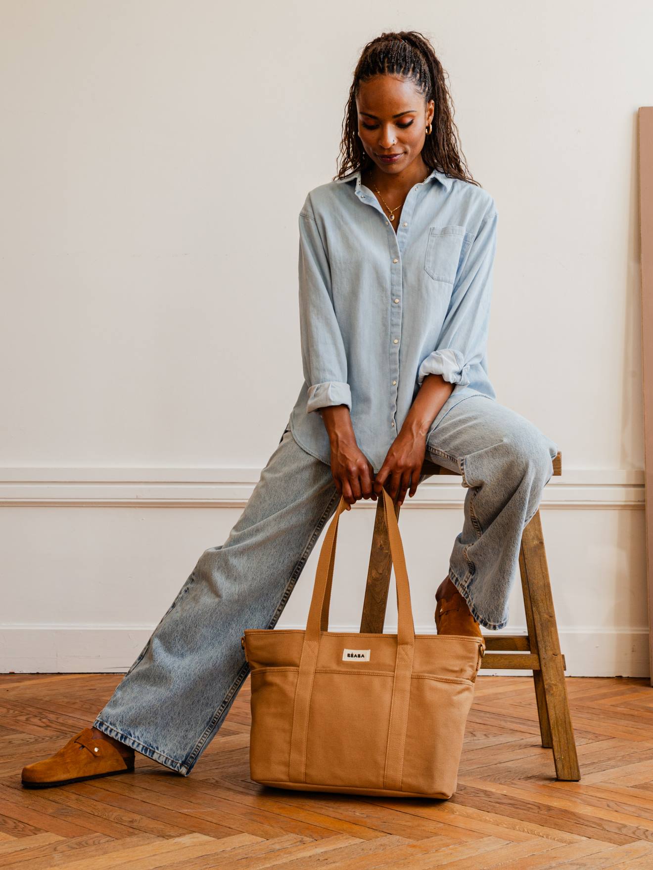 Sac Madrid tote bag ocre