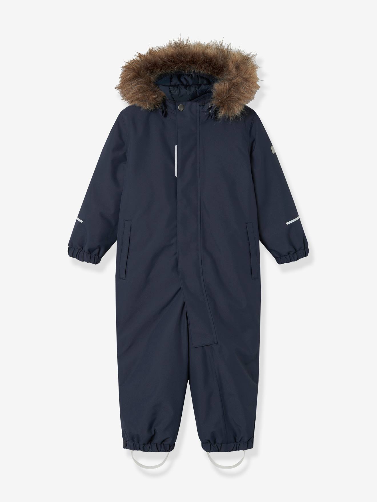 Combinaison de neige doublée polaire enfant NAME IT bleu foncé