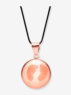 Vêtements de grossesse-Pendentif Bola de grossesse doré à l'or rose
