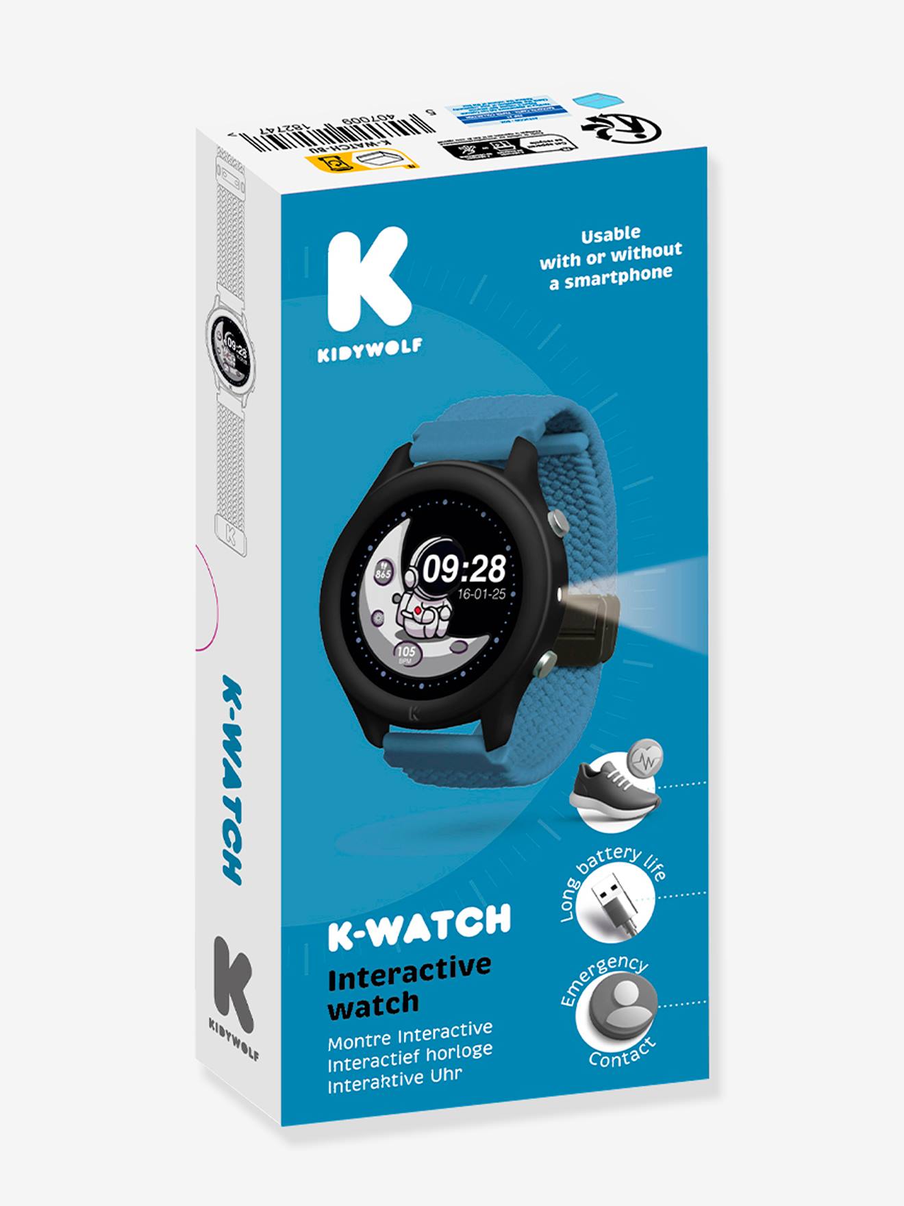 K-Watch montre KIDYWOLF noir