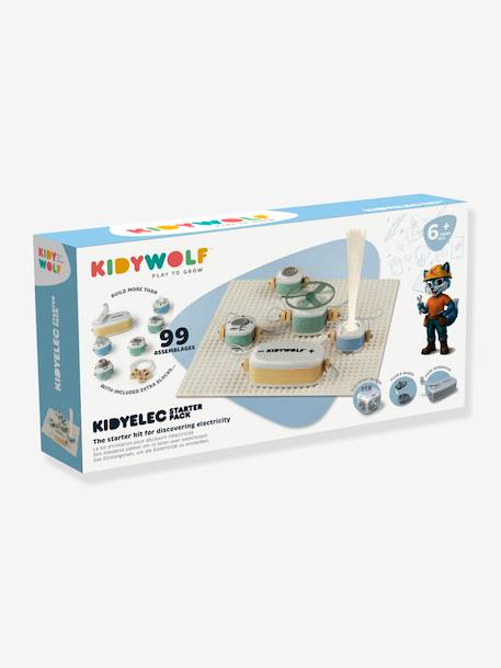 Coffret Kidyelec Starter avec sa base de montage et ses composants