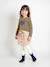 Tee-shirt fantaisie fille écru+olive 7 - vertbaudet enfant 