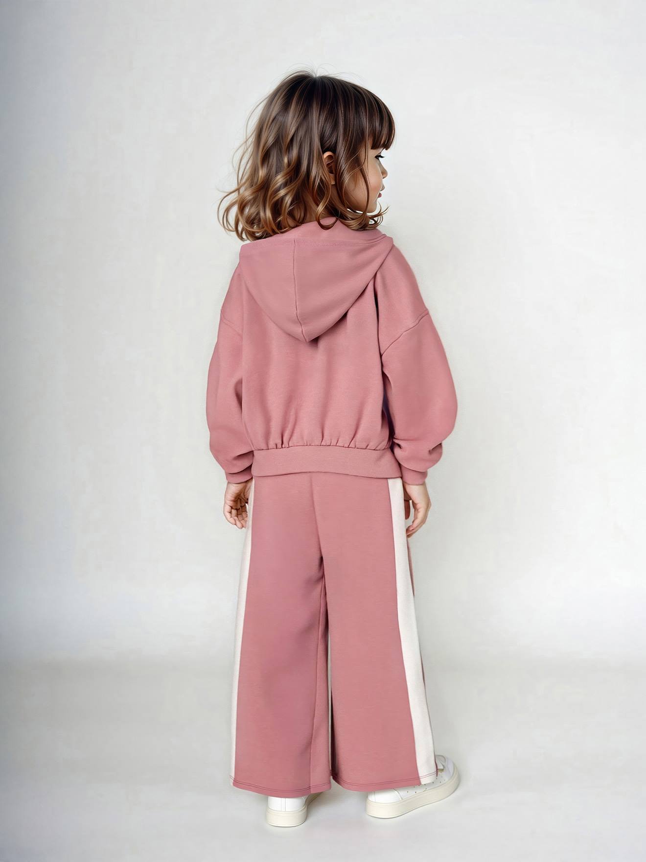 Tenue Fitness Ado Ensemble Sport Fille Aiihoo - Sweat à Capuche Leggings - Taille 4-16 Ans - Matière Stretch Confortable - Style Streetwear Tenue Streetwear Enfant