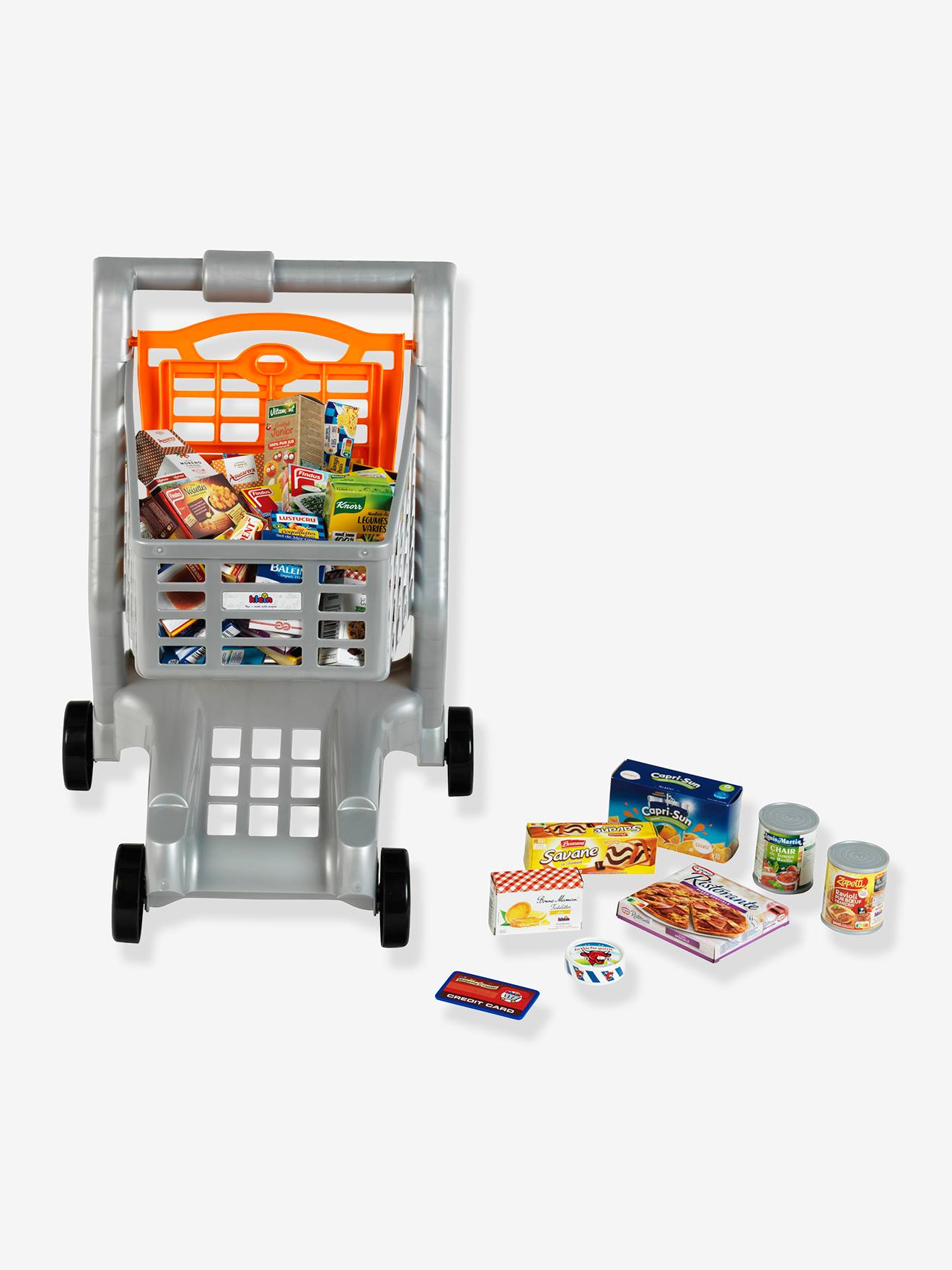 Kit boîte produit supermarché multicolore