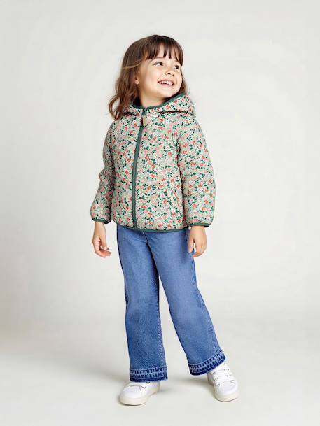 Doudoune fille légère réversible   - vertbaudet enfant