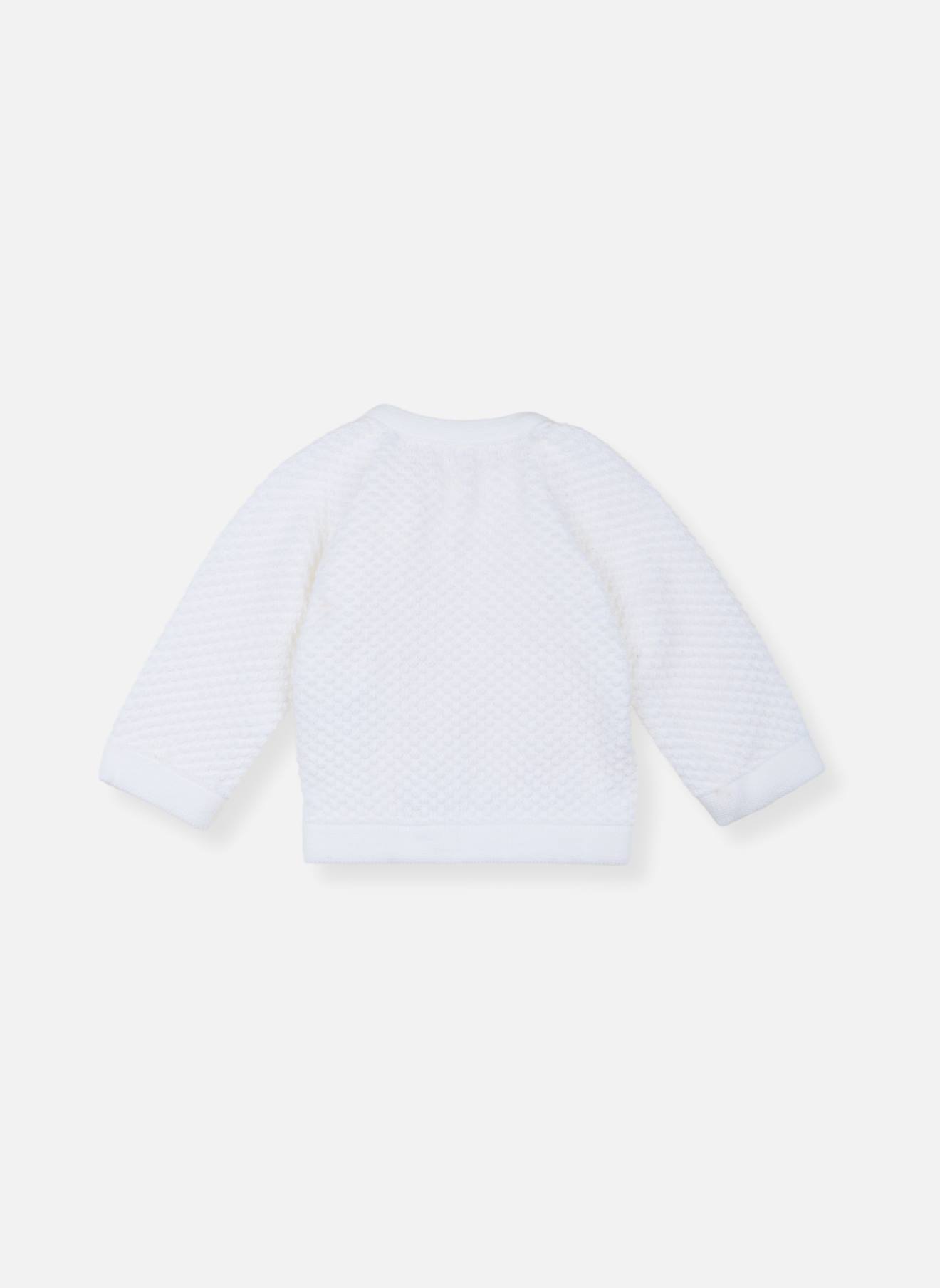 Brassière Nid D'abeille Bébé Blanc (La Manufacture De La Layette) - Image 1