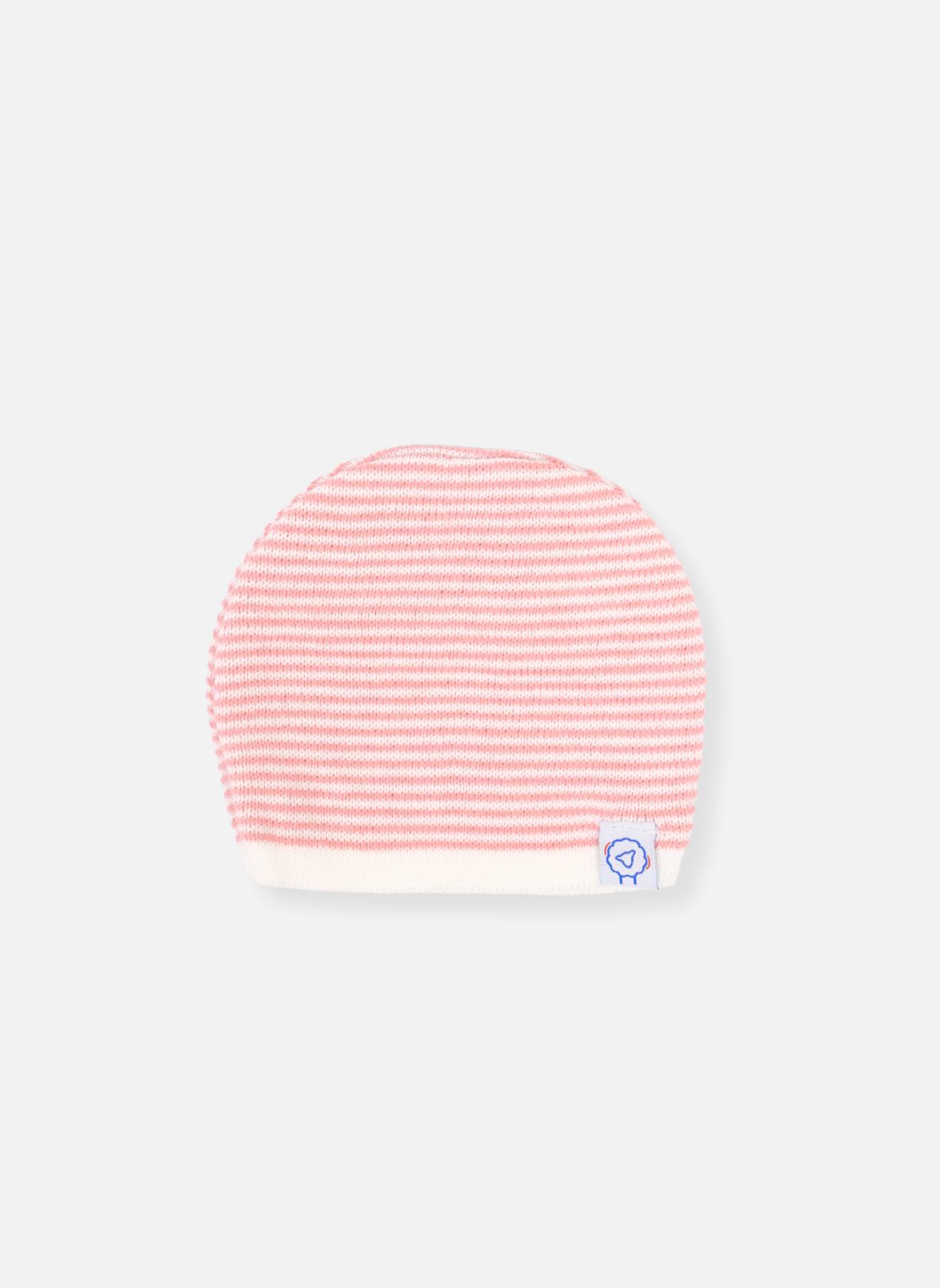 Bonnet Milleraies Bébé Écru/pétunia