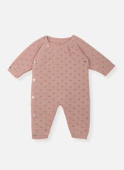 -Combinaison bébé maille ajourée