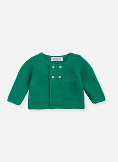Cardigan bébé 4 boutons coton bio  - vertbaudet enfant