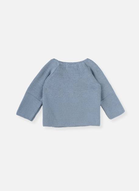 Brassière double maille en coton bébé Blanc+Bleu danube+Bleu orage+Bouton de rose 6 - vertbaudet enfant 