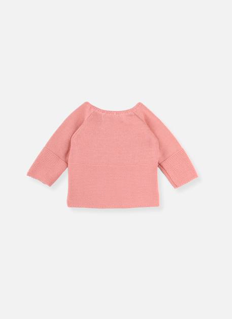 Brassière double maille en coton bébé Blanc+Bleu danube+Bleu orage+Bouton de rose 8 - vertbaudet enfant 
