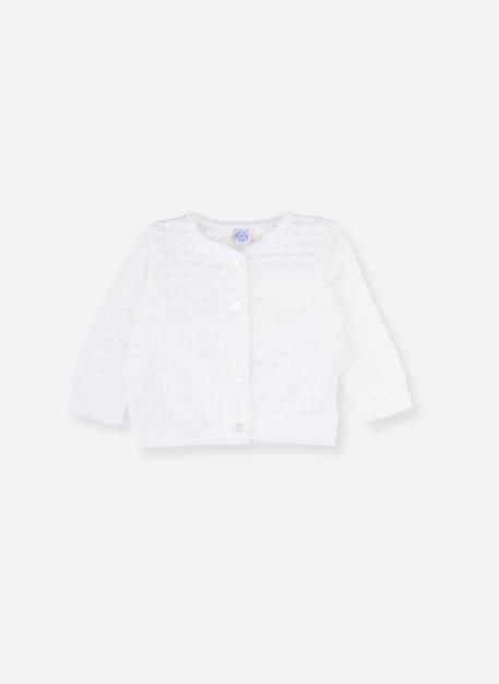 Bébé-Pull, gilet, sweat-Gilet maille bébé