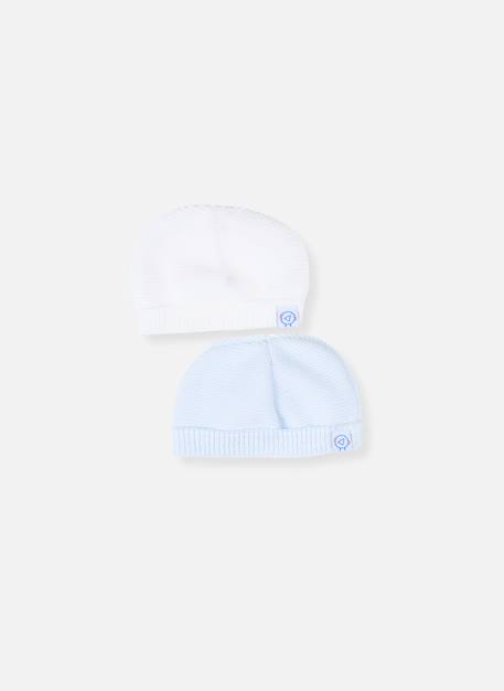 Bébé-Accessoires-Chapeau-Lot de  2 bonnets bébé