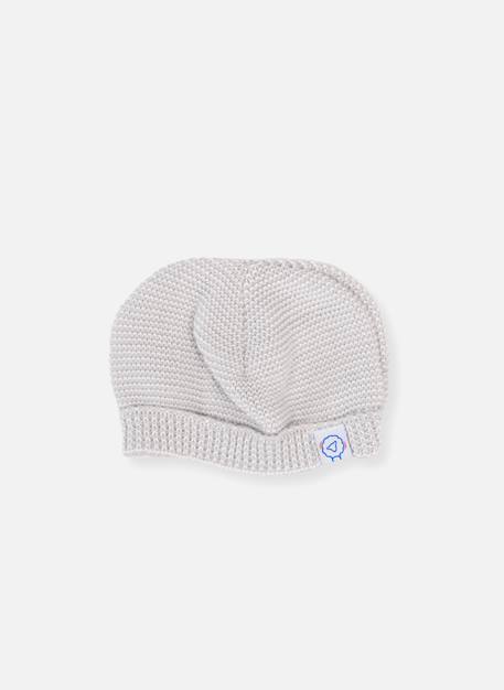 Bonnet rond bébé Blanc+Bleu layette+Framboise+Gris+Marine+Moutarde+Pêche+Rose layette+Rose poudre+Vert d'eau 8 - vertbaudet enfant 