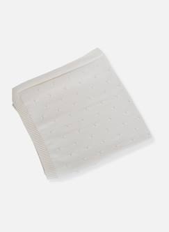 Linge de maison et décoration-Linge de lit enfant-Couverture ajourée en laine