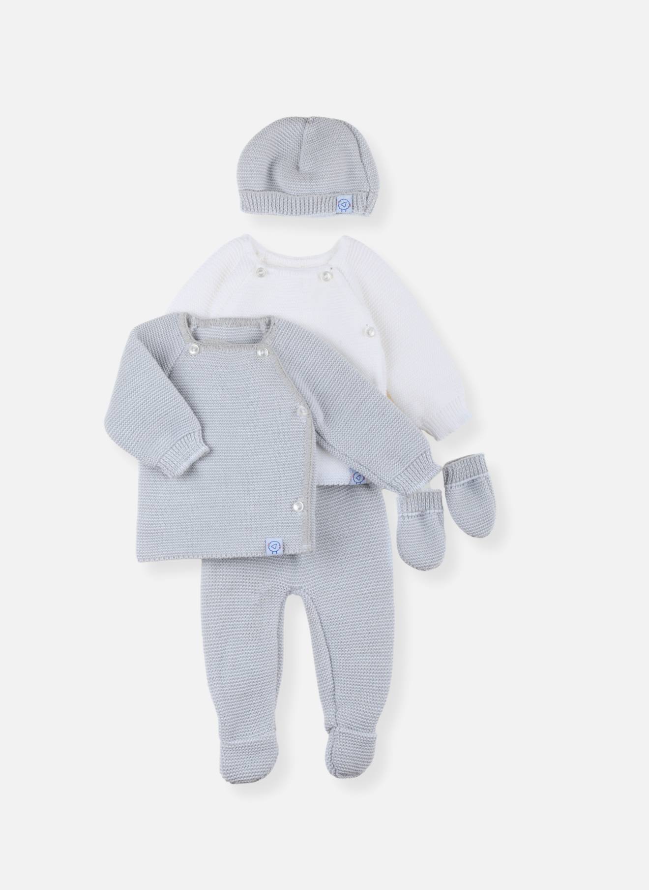 Coffret Naissance Oloron Blanc/gris