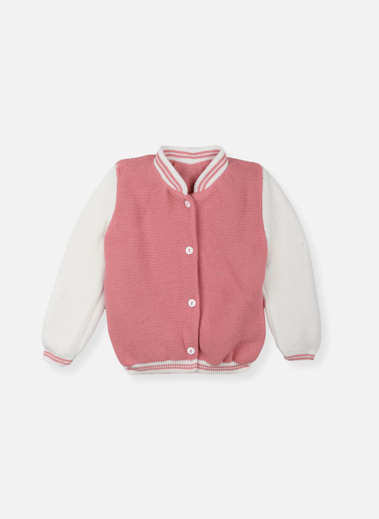 Veste Bomber Bébé Écru/pétunia